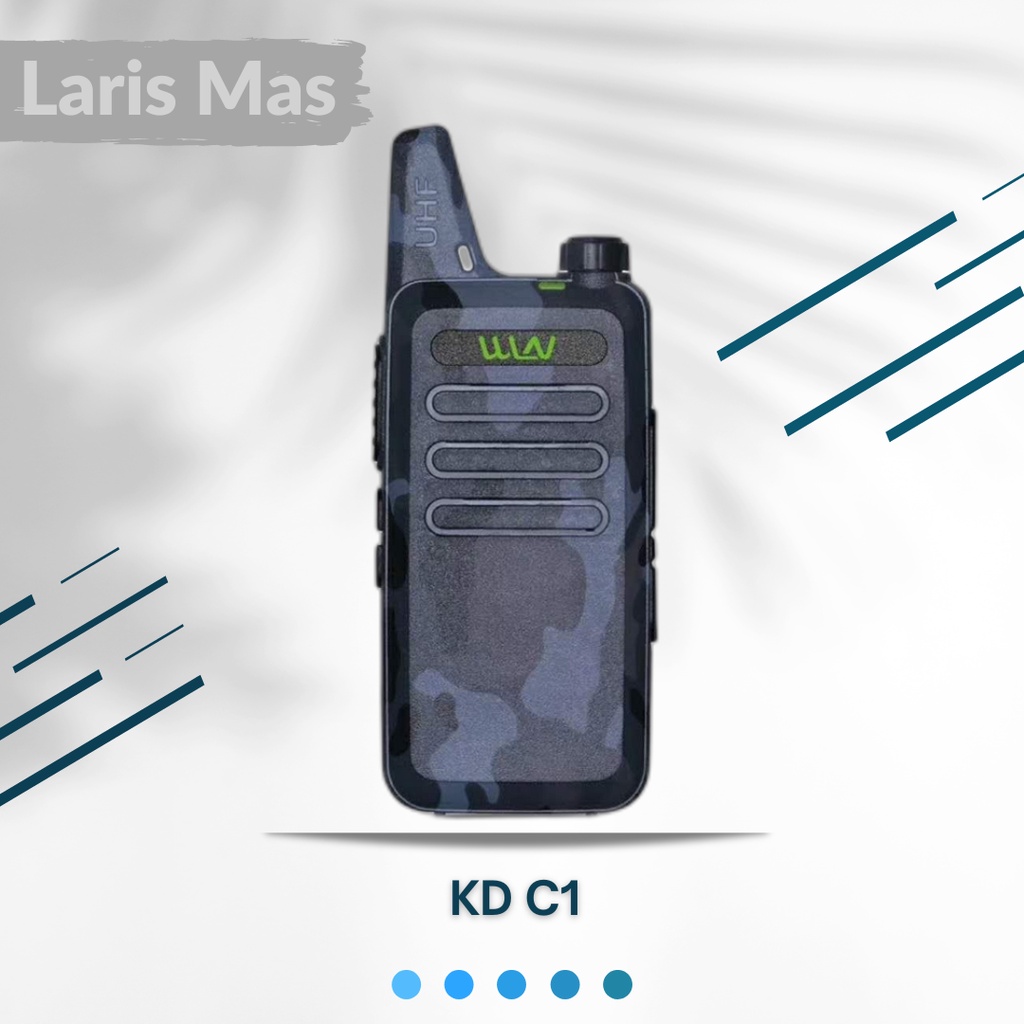 HT WLN KD C1 Ocean Camouflage Singleband UHF / Handy Talky WLAN KD-C1