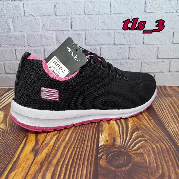 Sepatu Sneaker Wanita Ando Rebecca Original 37~40 Sepatu Cewek Stylish