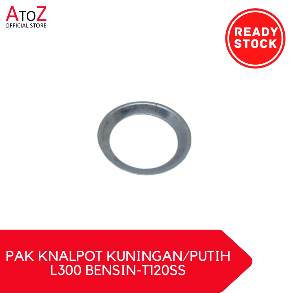PAK KNALPOT KUNINGAN/PUTIH L300 BENSIN-T120SS