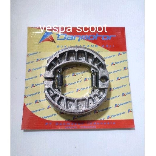 kampas rem belakang vespa matic lx s