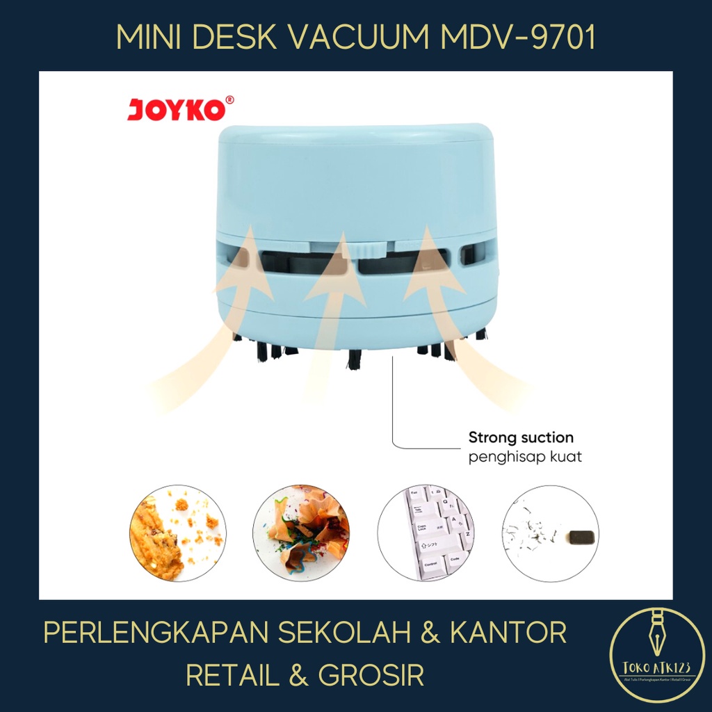 Mini Desk Vacuum / Penghisap Pembersih Debu Meja Joyko MDV-9701