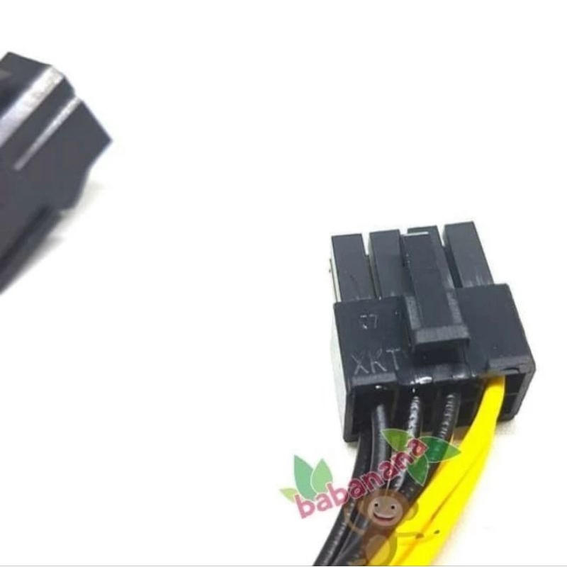 Kabel Power VGA 6 Pin Female to 8 Pin Male PCIE PCI-E