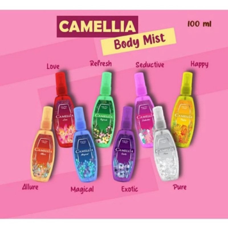 Jual camelia body mist 100ml | Shopee Indonesia
