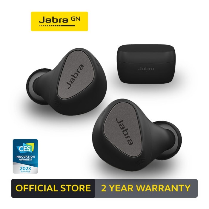 Jabra Elite 5 True Wireless Earbuds with Hybrid ANC - Garansi Resmi 2 Tahun Axindo