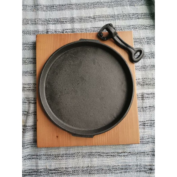 CUCI GUDANG Hotplate/ Hamburg Hotplate/ Hotplate Bulat Serbaguna/ Cast Iron Hotplate diameter 21 cm 