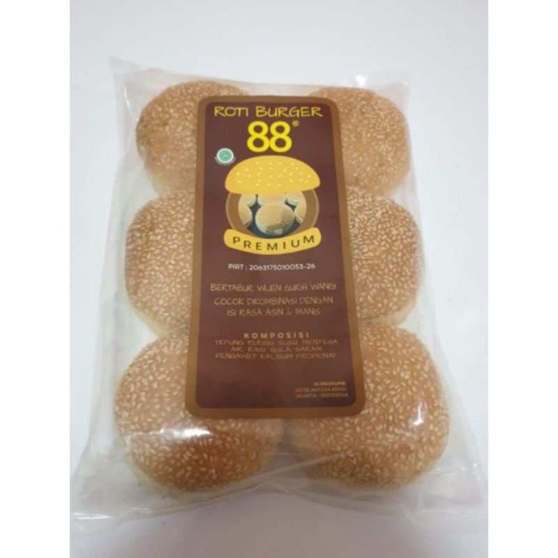 

Roti Burger Wijen 88 isi 6pcs