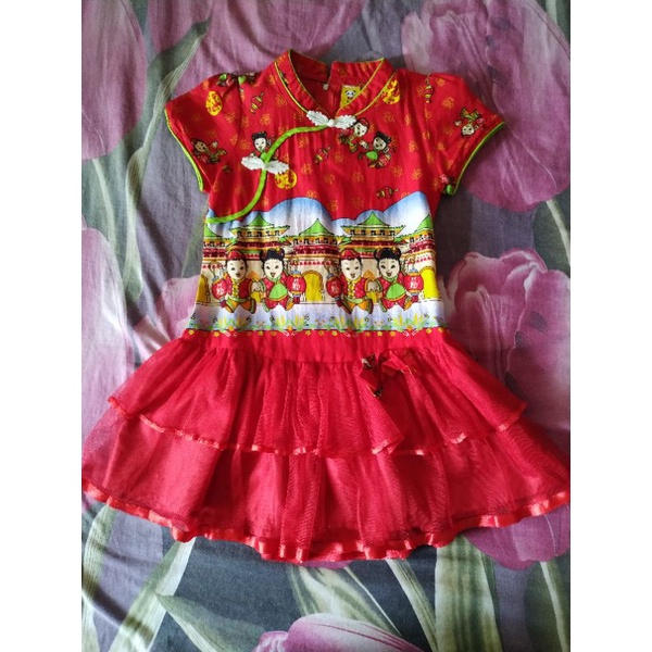 Baju Imlek anak perempuan