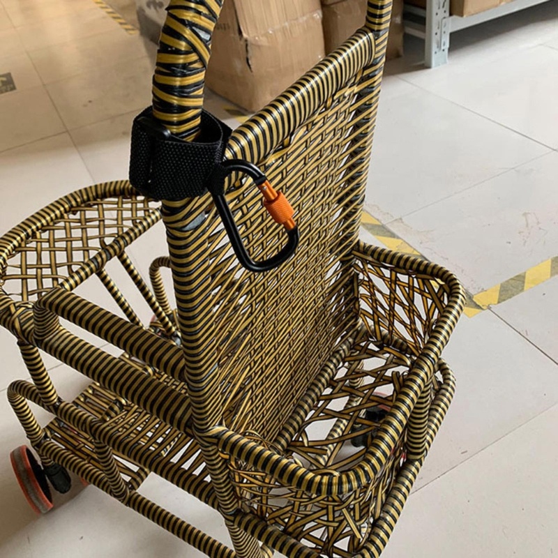 Mary Pram Hook Kereta Dorong Bayi Kait Gantung Anyaman Sabuk Climbing Buckle Hanger Hook Untuk Tas Popok Mommy Bag Pushchair Acce