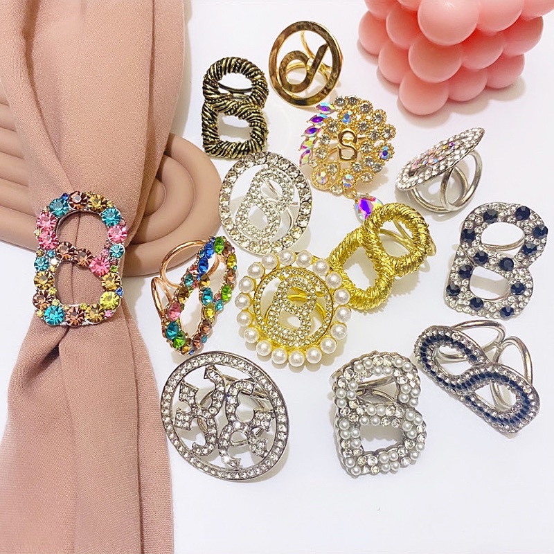 Ring Button / Bros Ring Button / Ring Journey / Bros Ring JP / Ring Deenay / Ring Donnascarves / Ring Hijab / Ring Kerudung / Hijab Ring / Ring Kolong / Bros Cincin / Ring Murah
