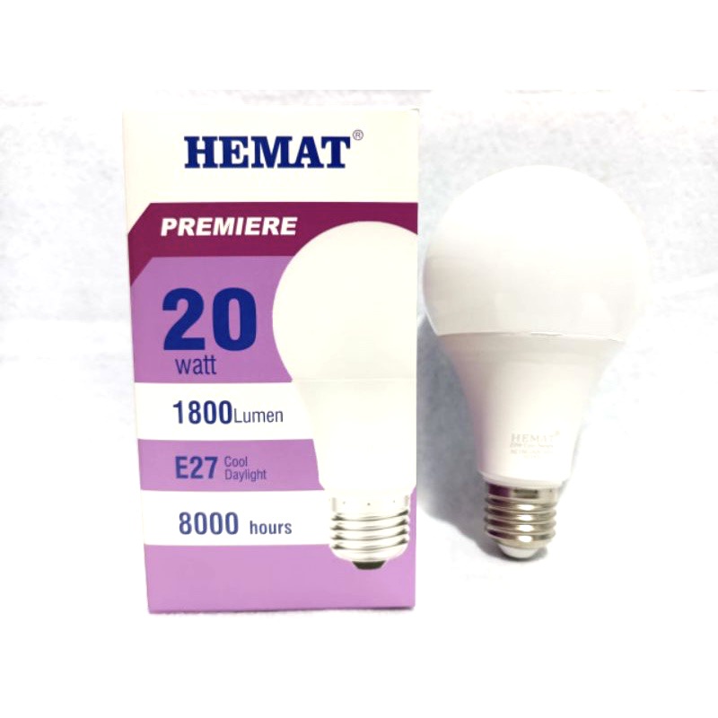 Bohlam Bola Lampu Led Hemat Premier 5W 10W 15W 20W Murah Sangat Terang