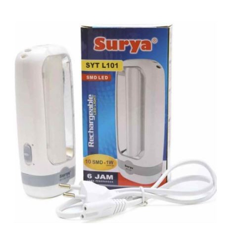 Surya SYT L101 Senter LED Super Terang / Lampu Emergency 2 in 1 Rechar