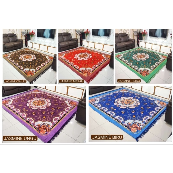 Karpet Turki Permadani Besar Jasmine 190x240 Ruang Tamu Kamar Tidur