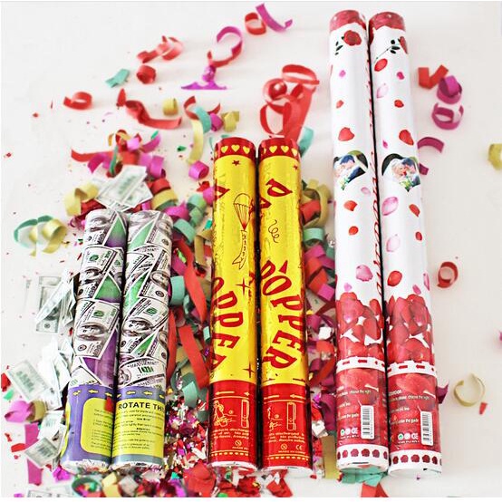 Yamata Confetti Party Popper B30 CM Alat Pesta Ulang Tahun Natal Tahun Baru Pernikahan Wedding Birthday Anniversary Aksesoris Ultah