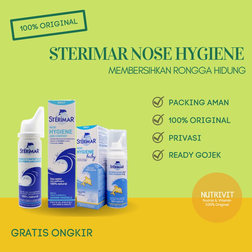 Sterimar Nose Hygiene 50ml Semprot Hidung Bayi / ADULT