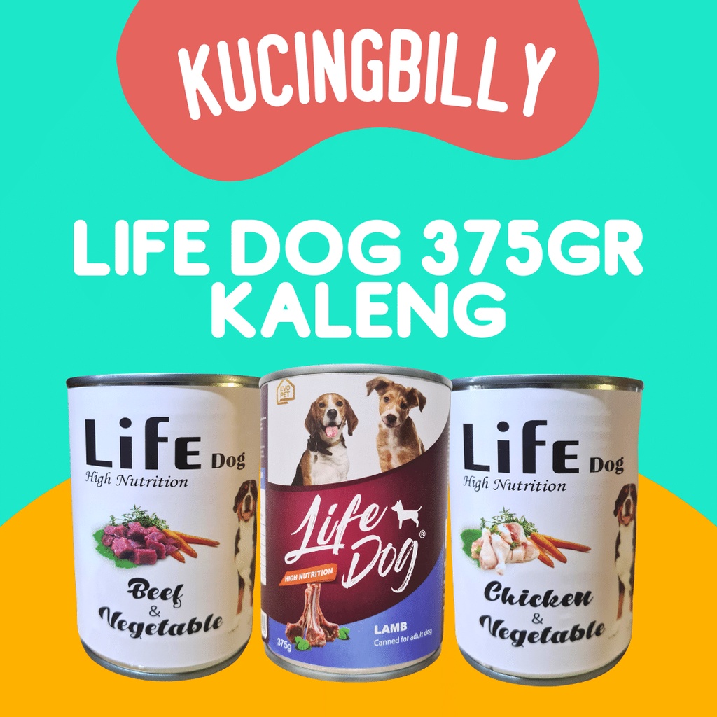 LIFE DOG 375gr KALENG