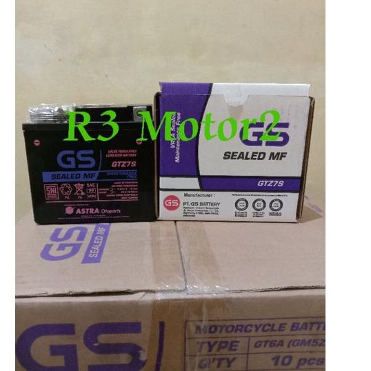 AKI GS ASTRA GTZ7S MF ORIGINAL satria fu