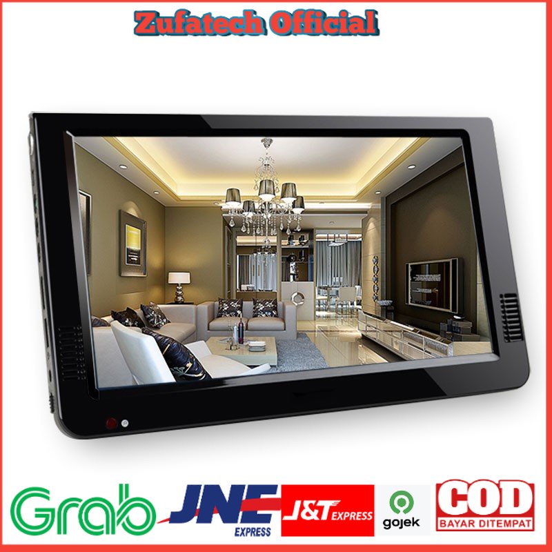 Portable TV Monitor 10 Inch DVB-T2 + Analog - D10 - Black