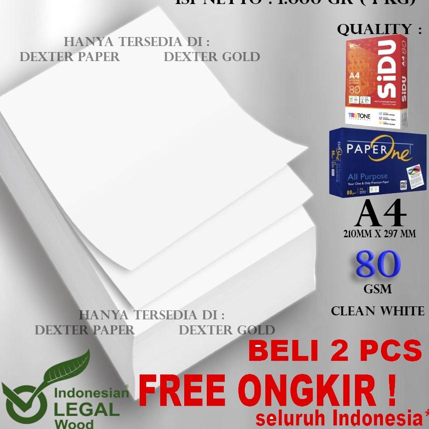 

TOP PRODUK KERTAS A4 80GR / KERTAS HVS A4 80GSM ISI NETTO 1KG (1000 GRAM)+