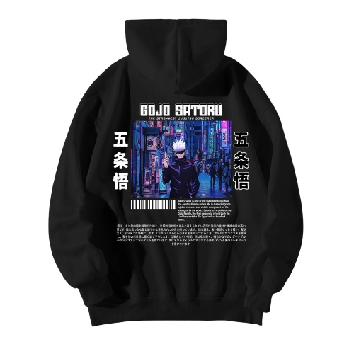 Hoodie Cowok Keren Anime Jujitsu Kaisen - Gojo SatoruGojo Satoru