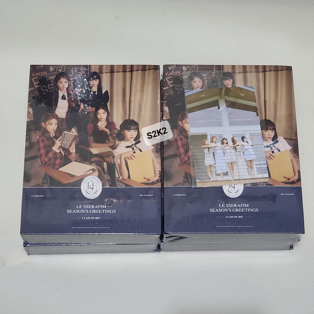 SEASON'S GREETINGS LE SSERAFIM CLASS OF 2023 READY STOCK SHARING