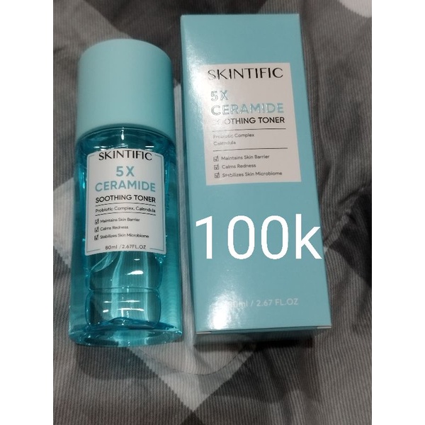 Preloved Skintific 5X ceramide Soothing Toner