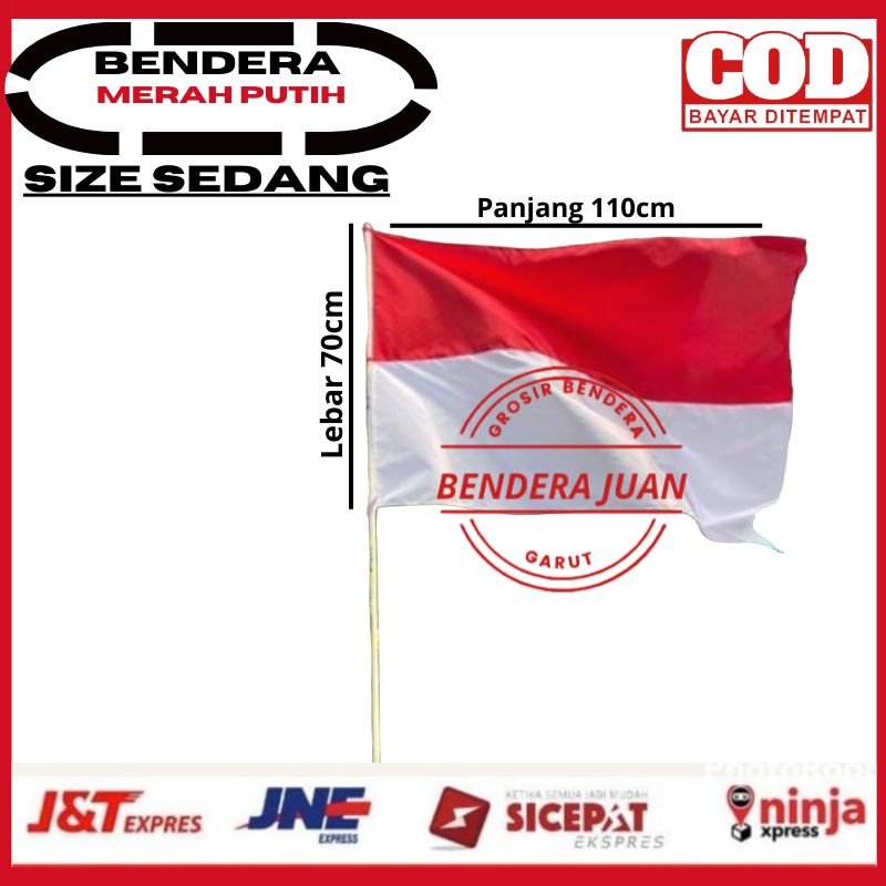 Jual Bendera Merah Putih Tersedia Berbagai Ukuran Shopee Indonesia