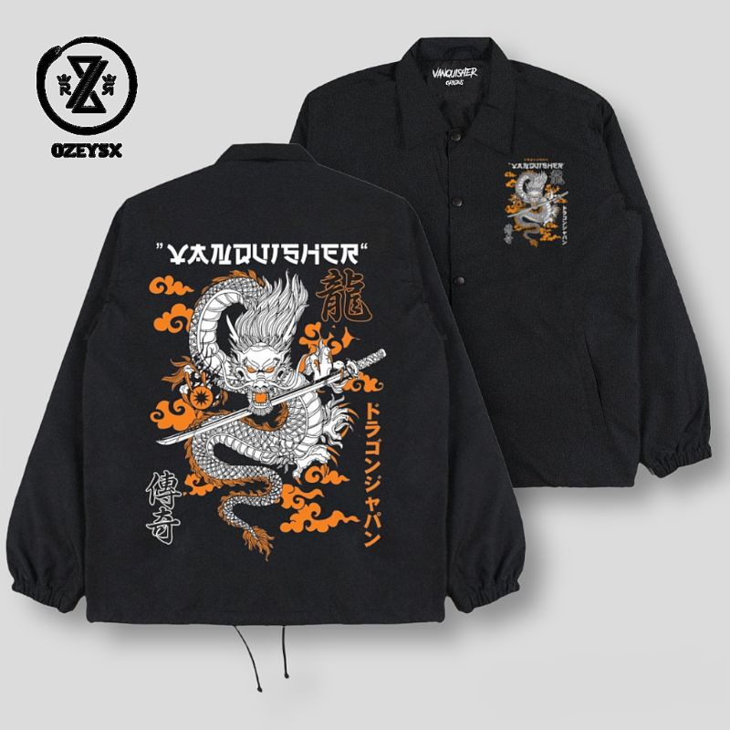 Jaket Coach Parasut Dragon Dewasa Pria Wanita / Coach Jaket Sunmori Riding Premium