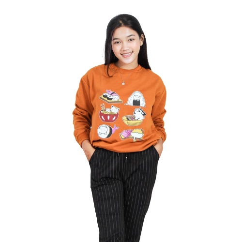 KALILA - KITTEN SUSHI Crewneck sweater Fleece