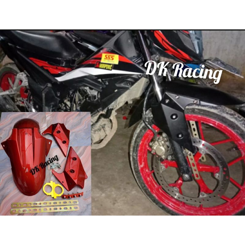 SPAKBOR DEPAN SONIC 150R MODEL TERBARU SLEBOR DEPAN HONDA SONIC 150R MODEL TERBARU