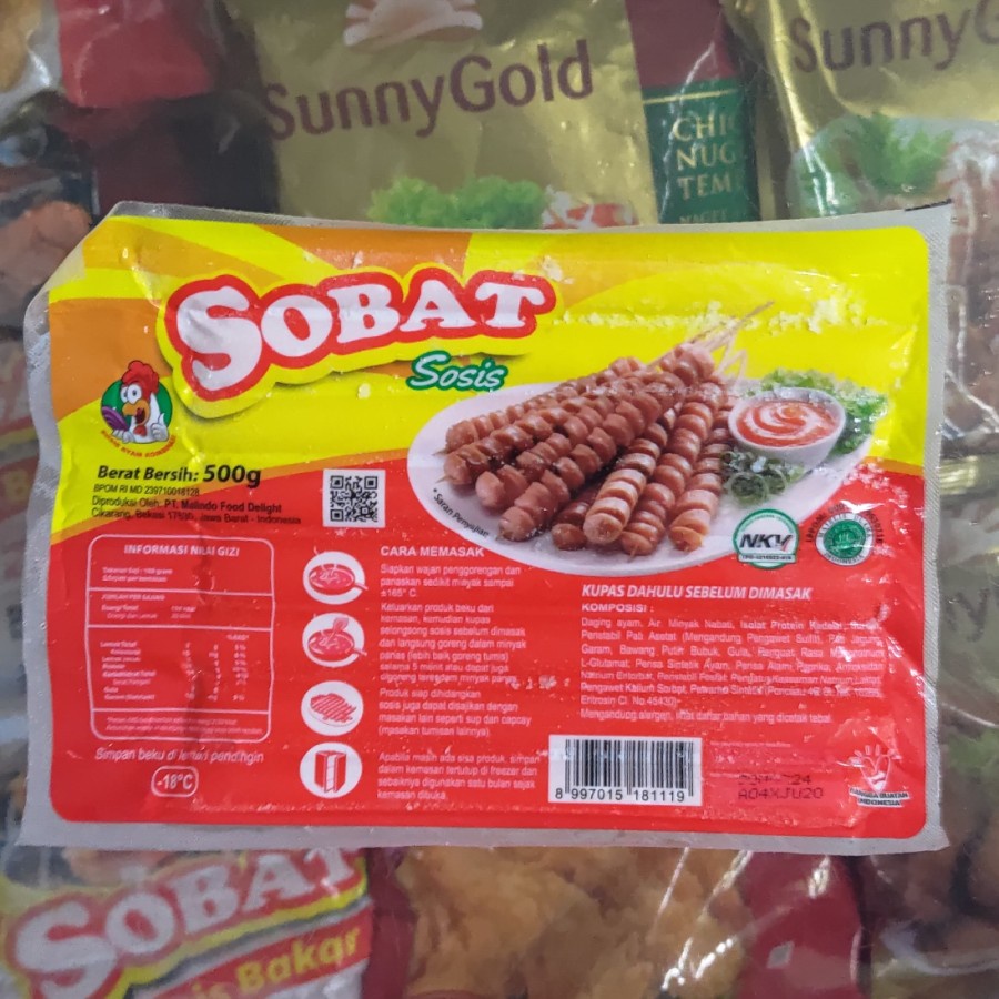 

Sobat sosis ayam 500 gr