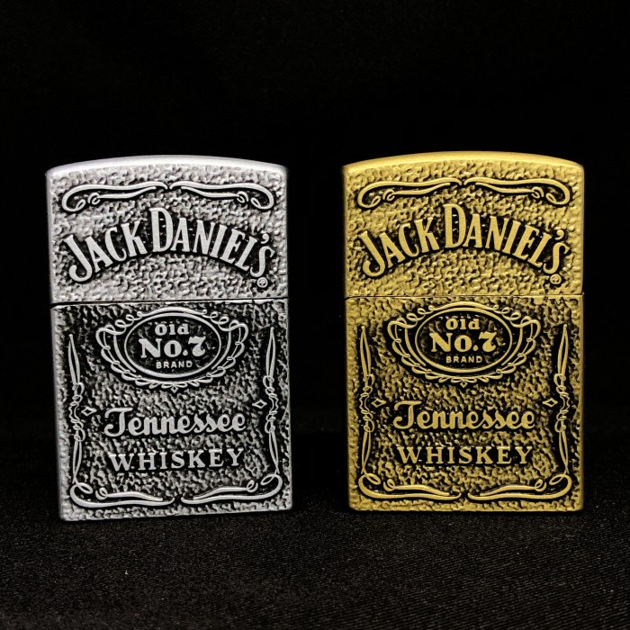 Korek Api Bara Motif Jack Daniels Korek Api Gas Isi Ulang Korek Unik