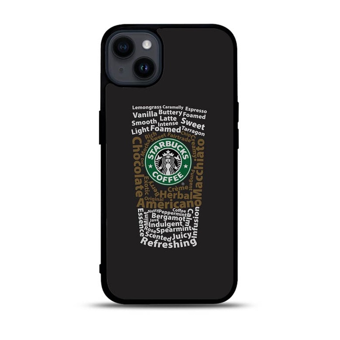 Casing Case iPhone 11 12 13 14 Pro Max Mini Plus Starbucks Coffee D104