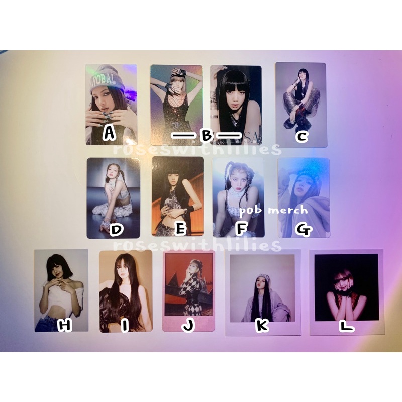CLEARANCE SALE Blackpink Lalisa Lisa Photocard MD Merchandise Photobook 0327