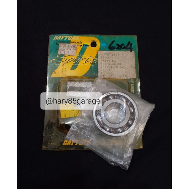 BEARING MESIN 6204C3 DAYTONA HIGH SPEED NTN JAPAN ORIGINAL