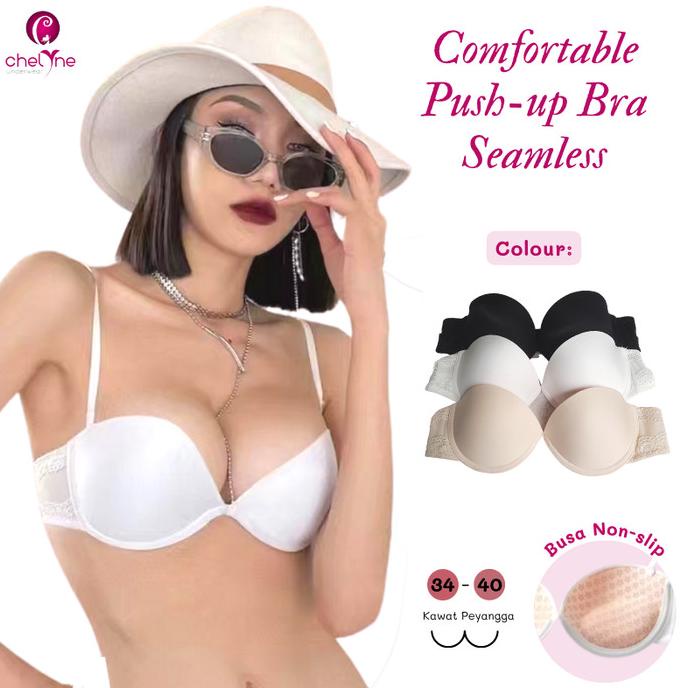 Chelyne BH Seamless 2211 Push-Up T-Shirt Bra dengan NON-SLIP DESIGN