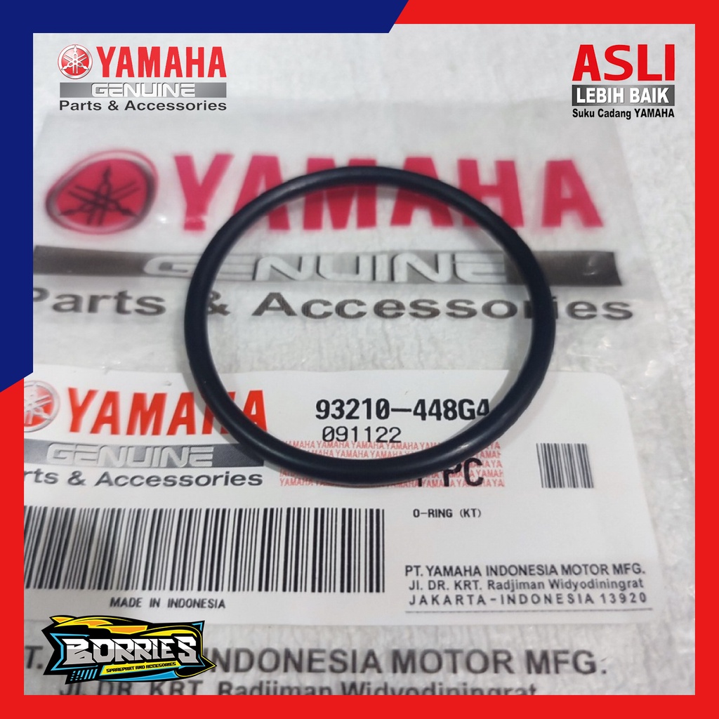 SEAL ORING TUTUP KLEP MIO SPORTY SMILE NOUVO ORIGINAL ORI YAMAHA 93210-448g4