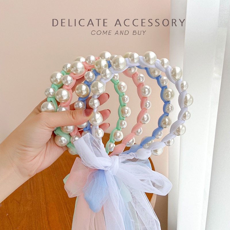 [PRINCESS KESLI] Jepit rambut mutiara,Jepitan Bando mutiara pear Pearl hairpin Aksesoris rambut anak perempuan