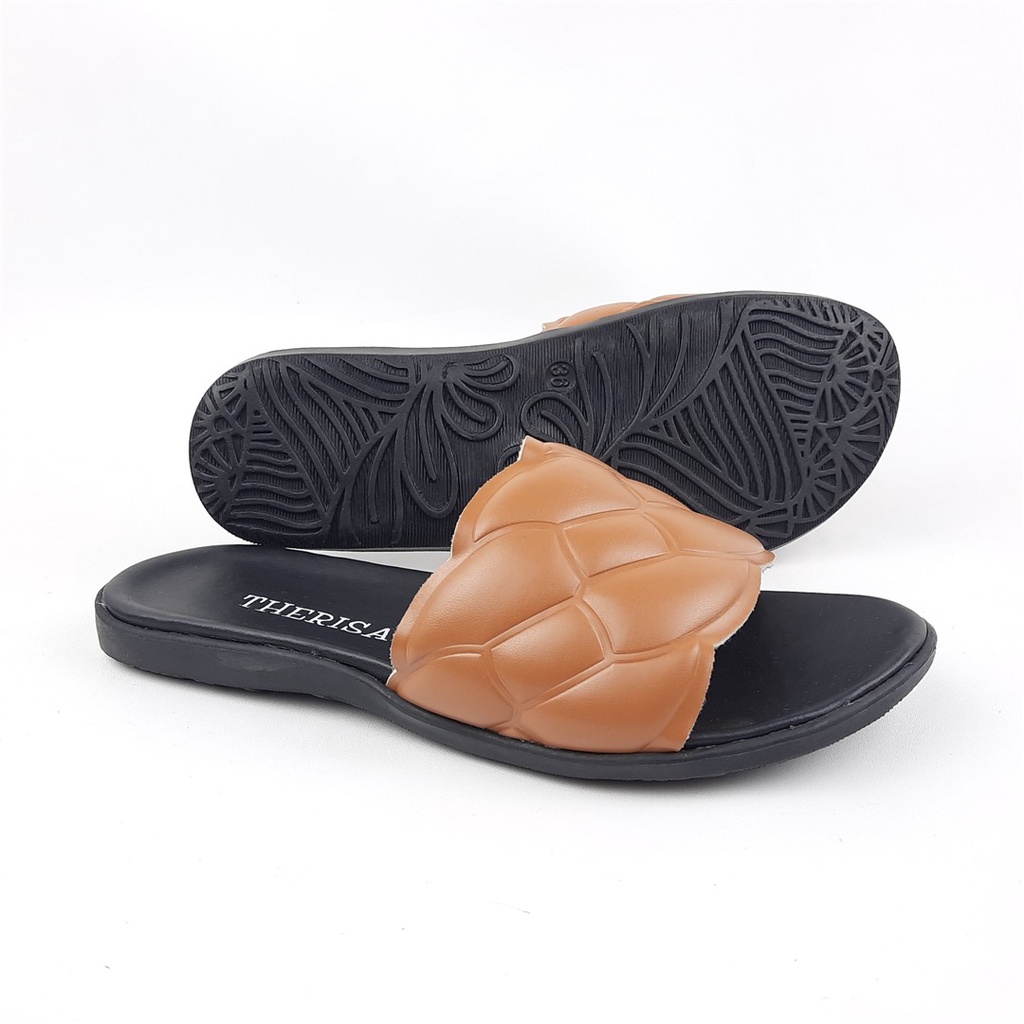 Sandal flat slop wanita Therisa DNDN.01 36-40