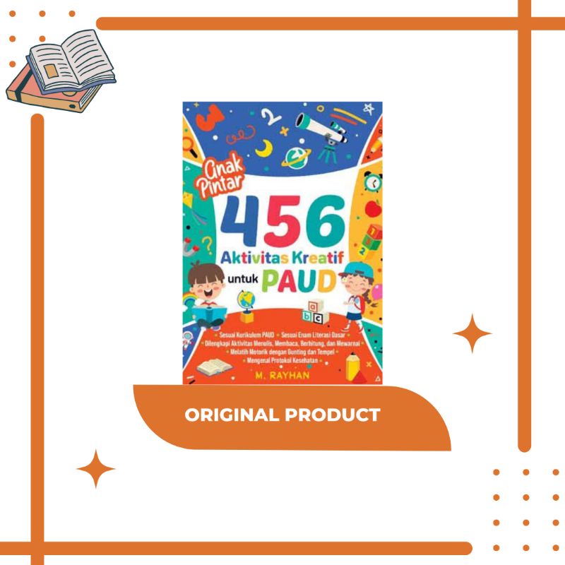 Buku Anak Pintar 456 Aktivitas Kreatif Untuk PAUD