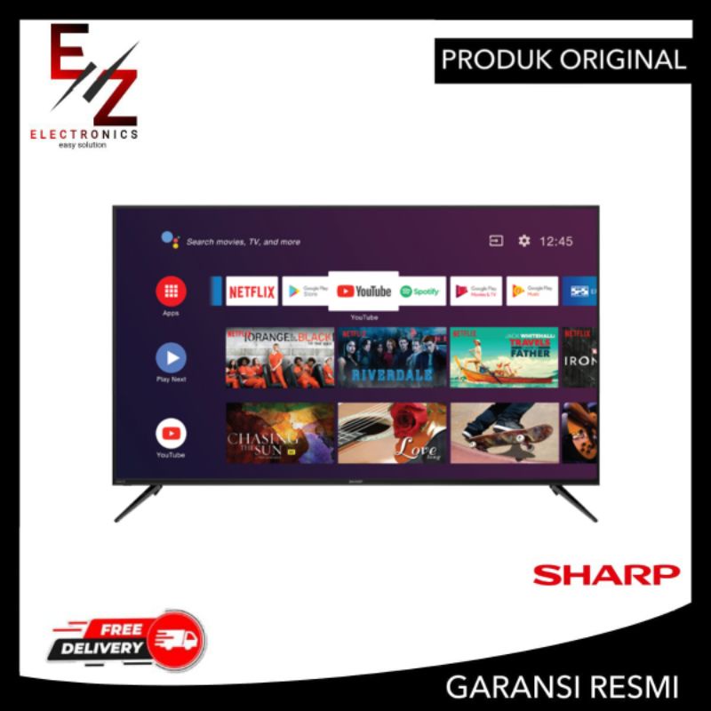SHARP 4T-C70DK1X UHD 4K ANDROID TV LED TV 70 INCH 4T C70DK1X 70DK1X TV SHARP 4K