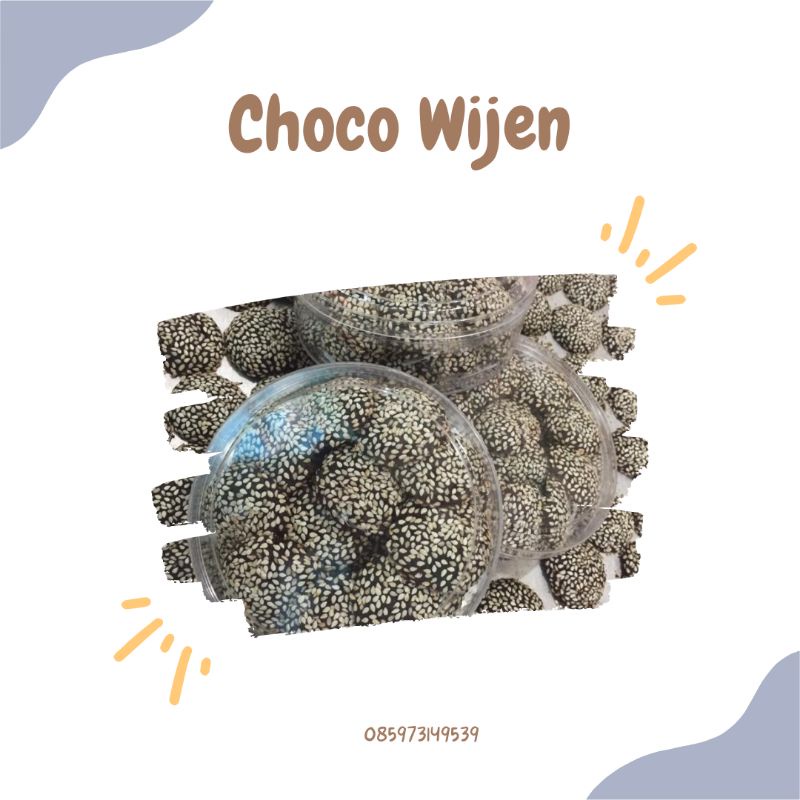 

Kue Lebaran Choco Wijen|Wisman uk.250gr