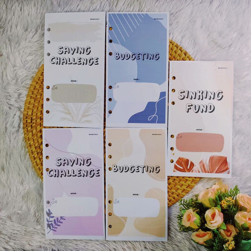 

Cover / Pembatas Binder A6 ( isi 5 )