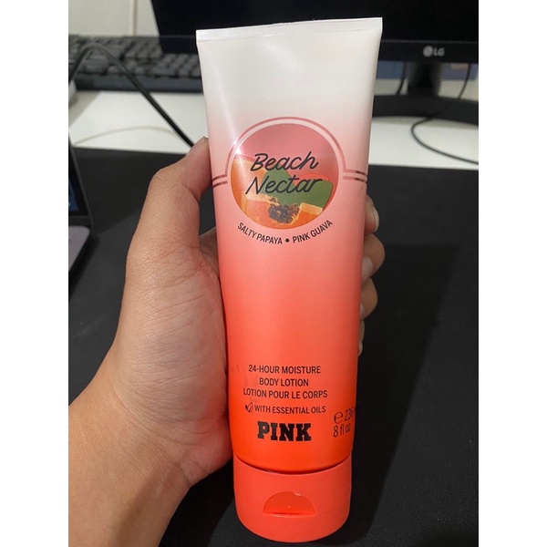 VS Victoria's Secret Pink Beach Nectar 24 Hour Moisture Body Lotion 236ml Original Store SALE