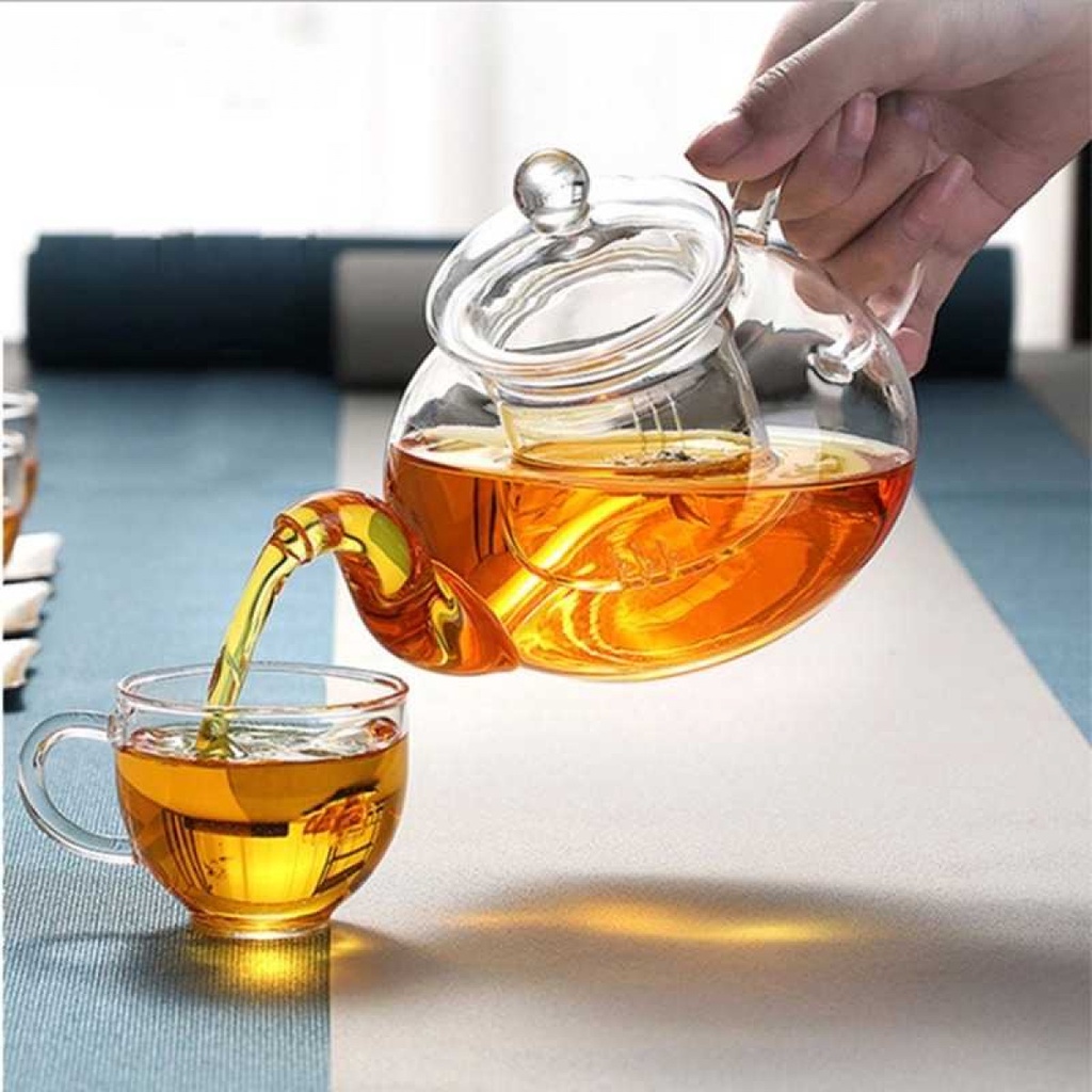 Teko Teh Glass Teapot Japanese Style Infuser 800ml - 8CV102