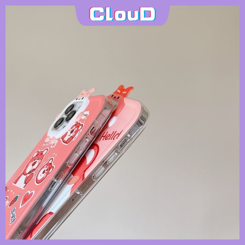 Cute Manyo Soft Tpu Case Samsung A14 A04s A04E A32 A30s A04 A73 A03s A50 A13 A02s A12 A52 A53 A21s A03 A51 A31 A52s A11 A33 A22 A23 A71 A50s 3D Bow Monster Lens Kartun Beruang Cover