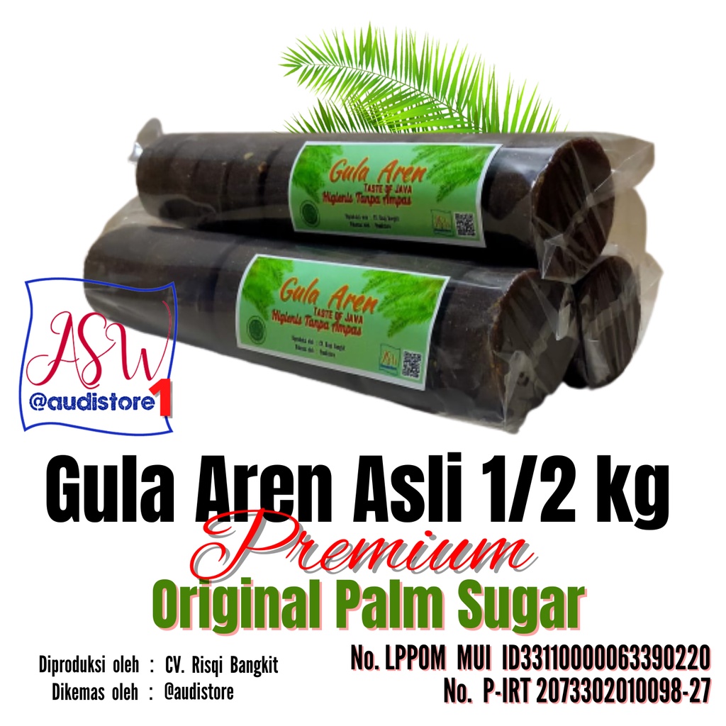 

Gula Aren Premium Asli ( Palm Sugar 1/2 kg )