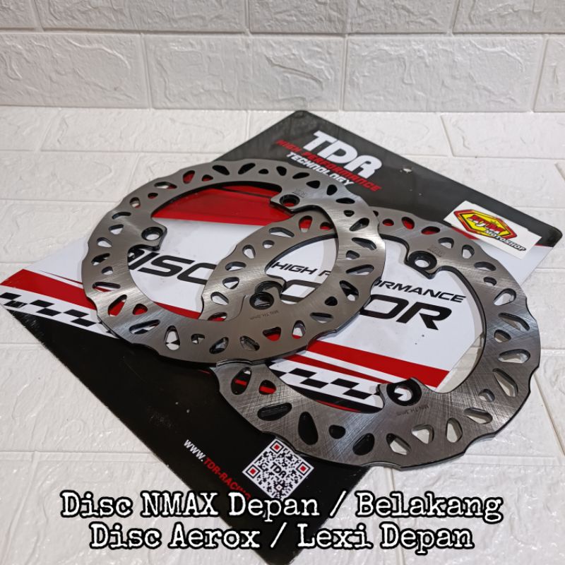 Disc Brake Piringan Cakram Nmax Set Depan Belakang TDR Aerox / Lexi