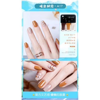 (18Color) Nail Polish 3in1 Korea Premium Tahan Lama Halal / Kutek Kuku 3in1 3 Warna