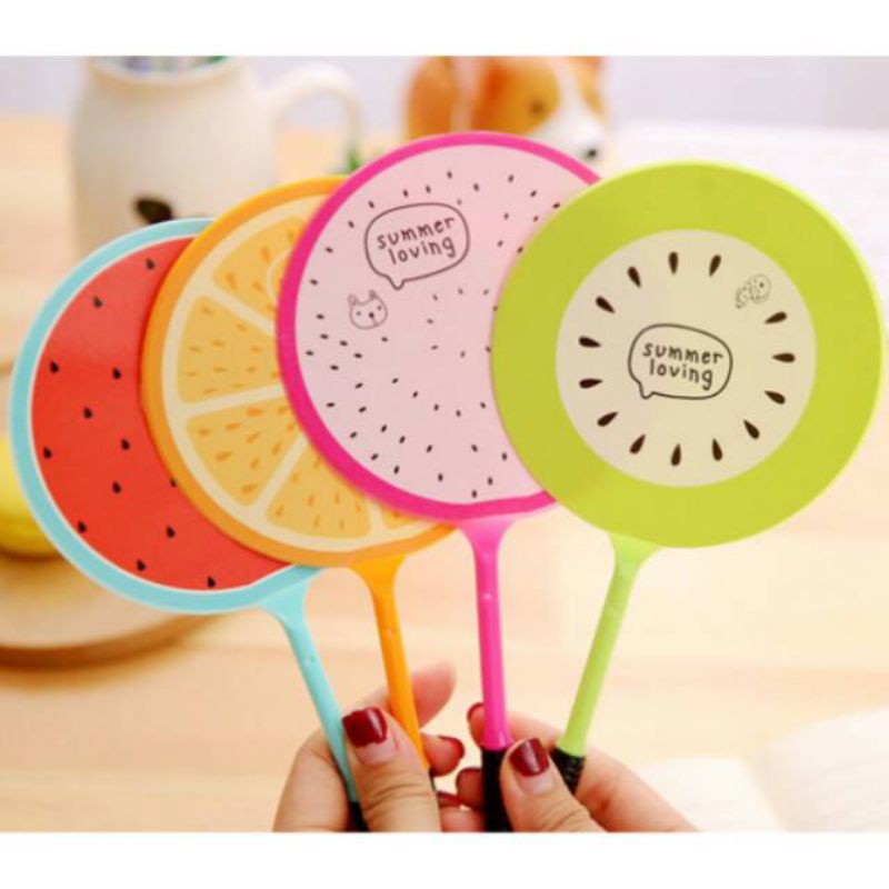 

1 Pcs Pulpen Kipas Motif Lucu Pena Kipas Motif