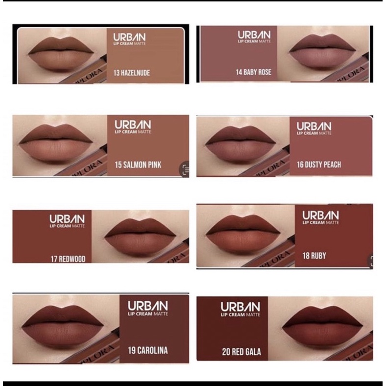 Implora - Lip Cream Lipcream Matte Implora Original BPOM Long Lasting Watterproof